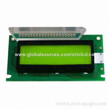 16-character x 2-line/COB STN LCD Screen with Yellow Green LED Backlight